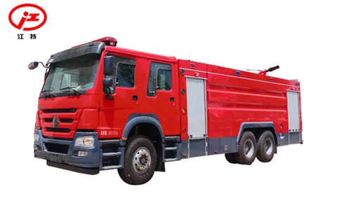 豪沃消防車 重汽豪沃16噸泡沫消防車